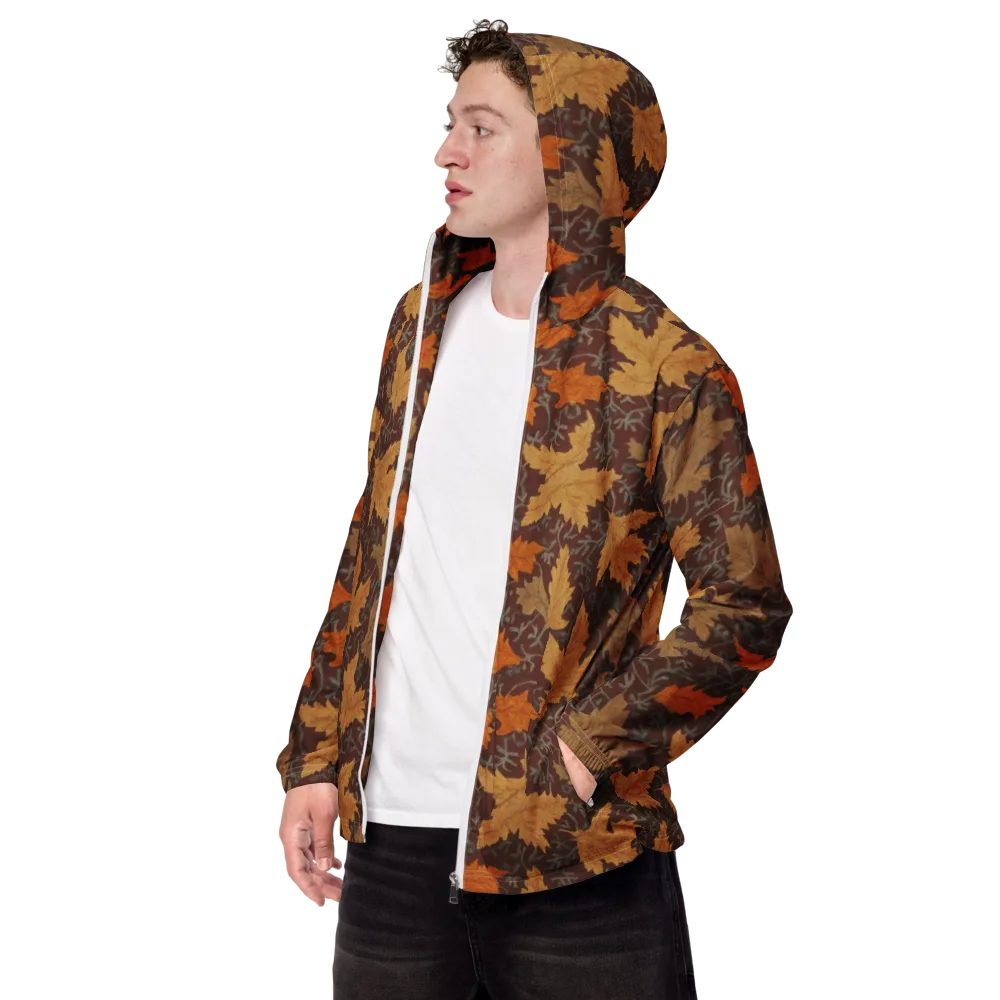 Gilded Harvest on Men's Windbreaker — Left Front