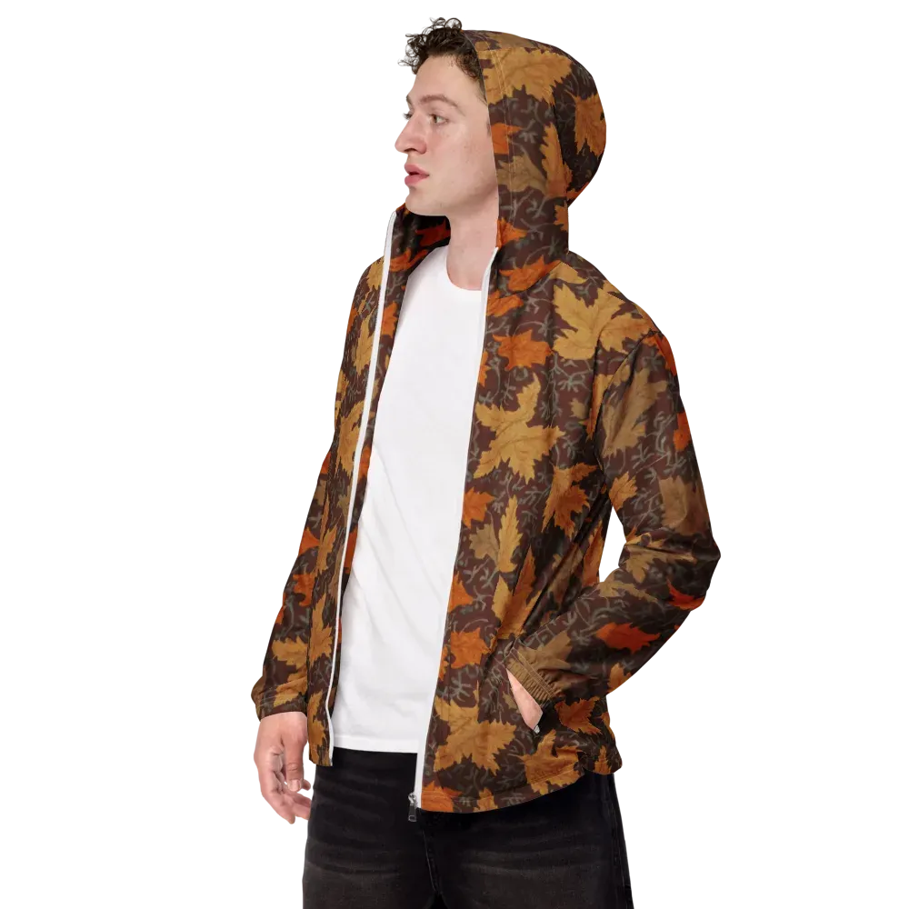 Gilded Harvest on Men's Windbreaker — Left Front