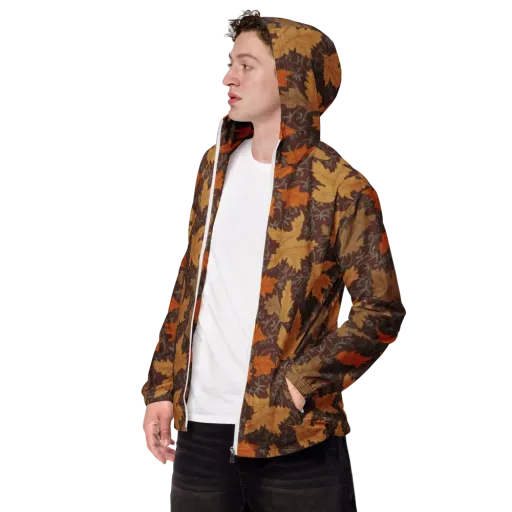Gilded Harvest on a Men's Windbreaker