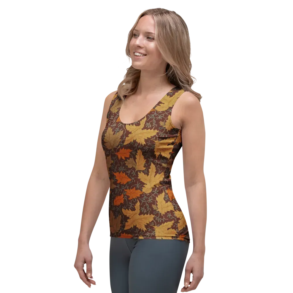 Gilded Harvest on Women's Tank Top — Left Front