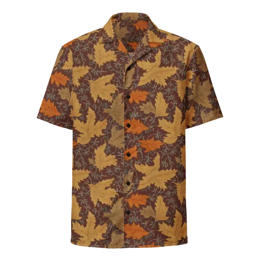 Gilded Harvest on a Button Shirt