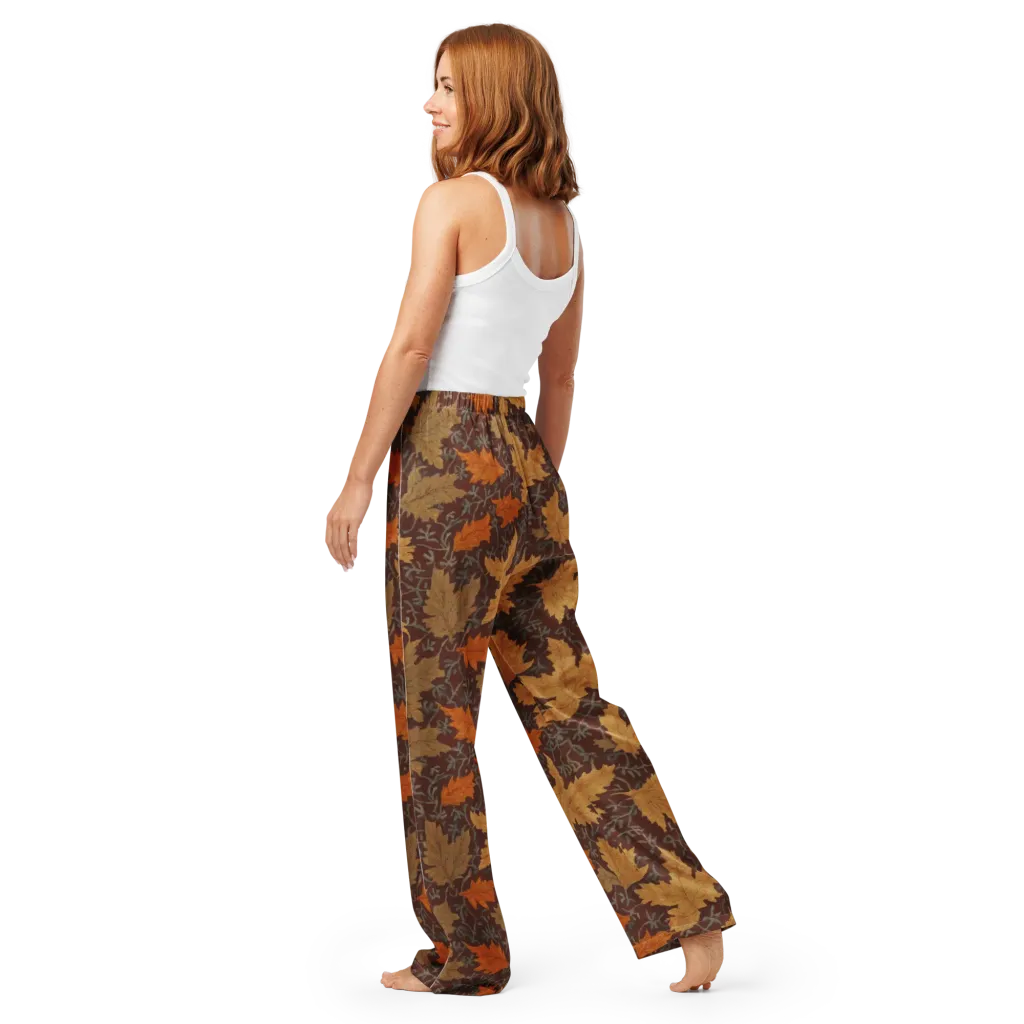 Gilded Harvest on Women's Pajama Pants — Back
