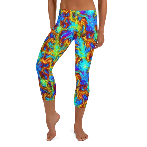 Psychic Rapids on a Capri Leggings