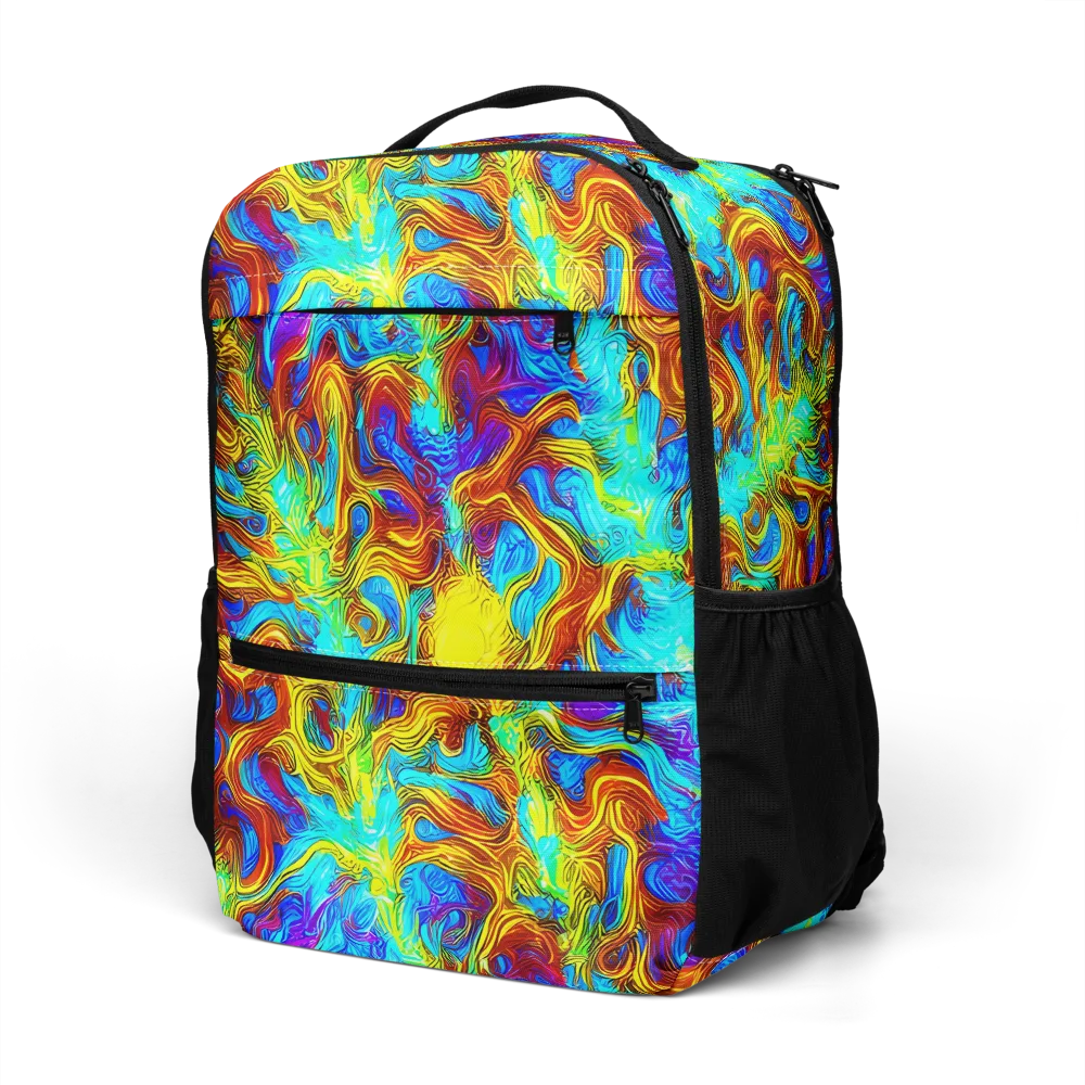 Psychic Rapids on Utility Backpack — Left Front