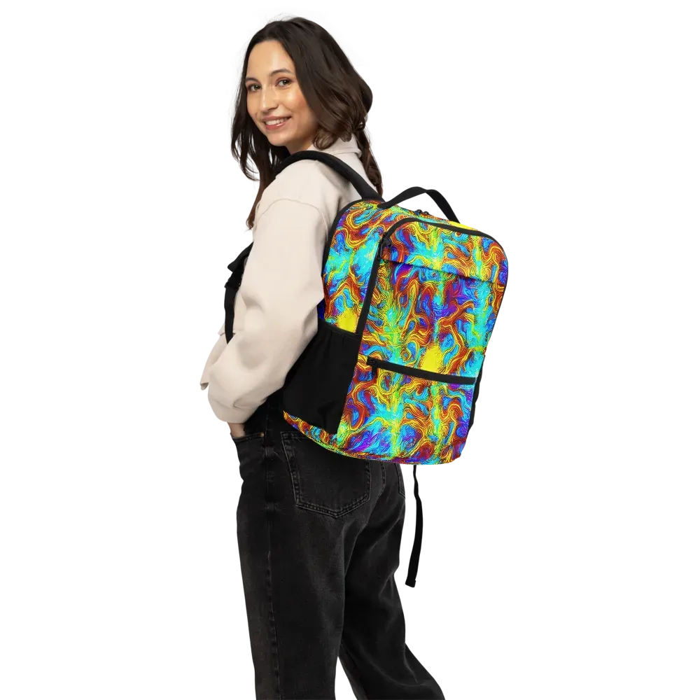 Psychic Rapids on Utility Backpack — Back