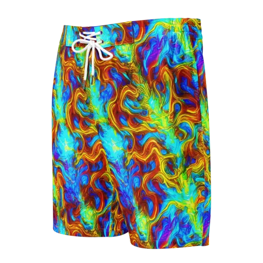 Psychic Rapids on a Men's Board Shorts