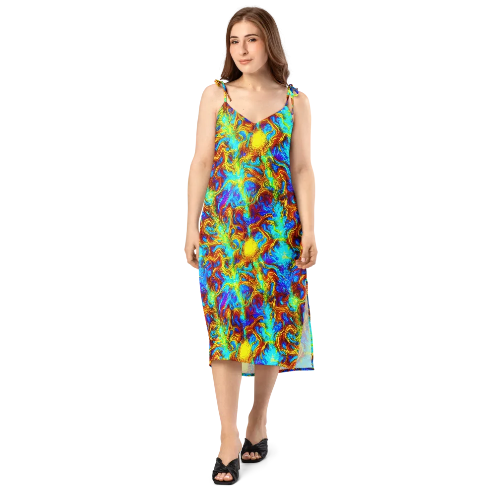 Psychic Rapids on Slip Dress — Front