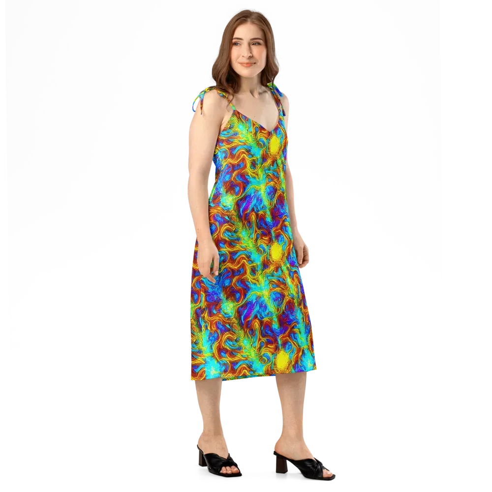 Psychic Rapids on Slip Dress — Right Front
