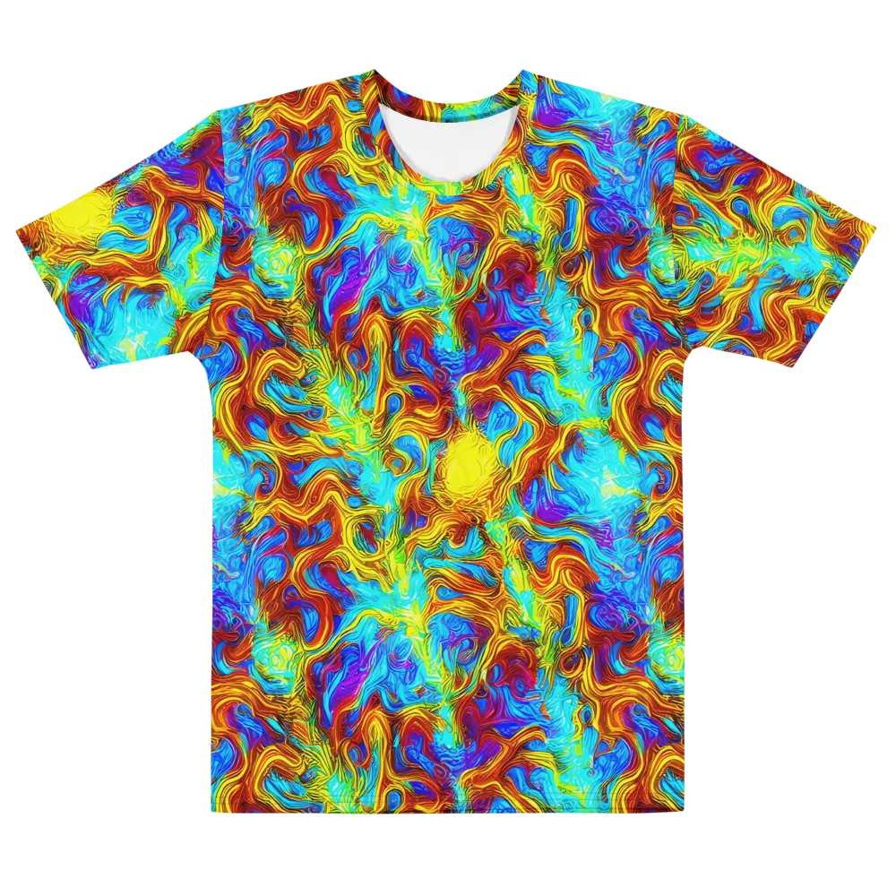 Psychic Rapids on Men's Cotton Crew Neck T-Shirt — Front