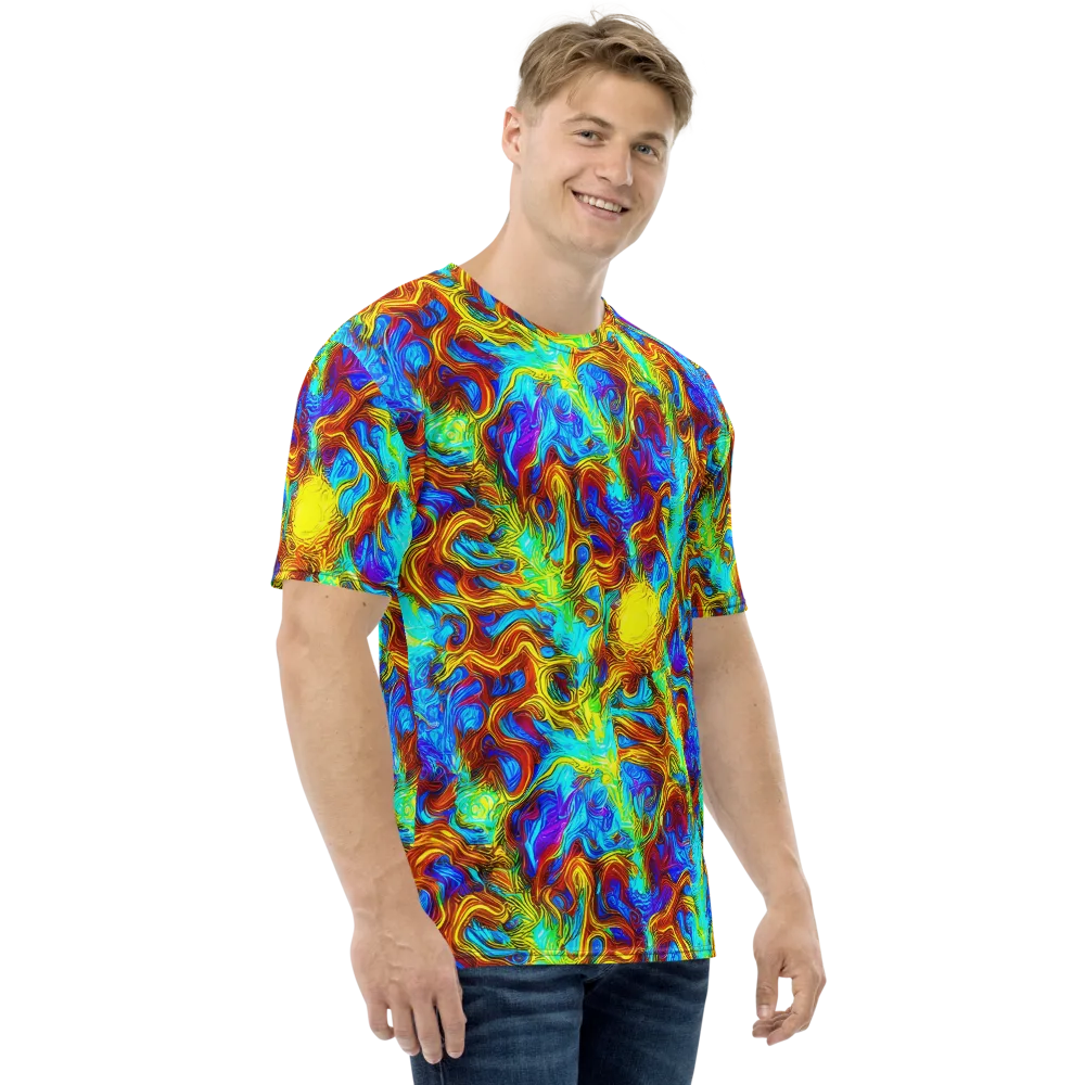 Psychic Rapids on Men's Crew Neck T-Shirt — Right