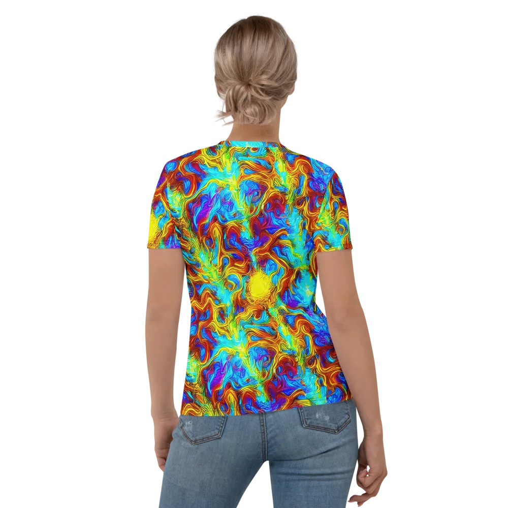 Psychic Rapids on Women's Crew Neck T-Shirt — Back