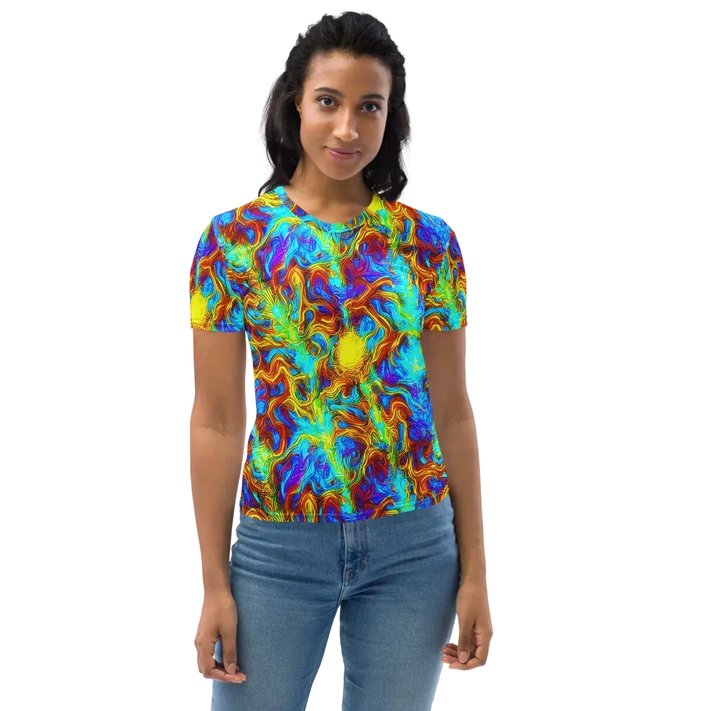 Psychic Rapids on Women's Crew Neck T-Shirt — Front