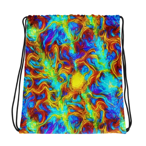 Psychic Rapids on a Drawstring Bag
