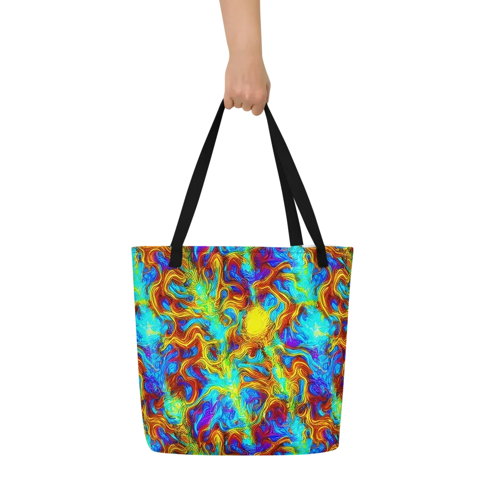 Psychic Rapids on Large Tote Bag W/ Pocket — Front