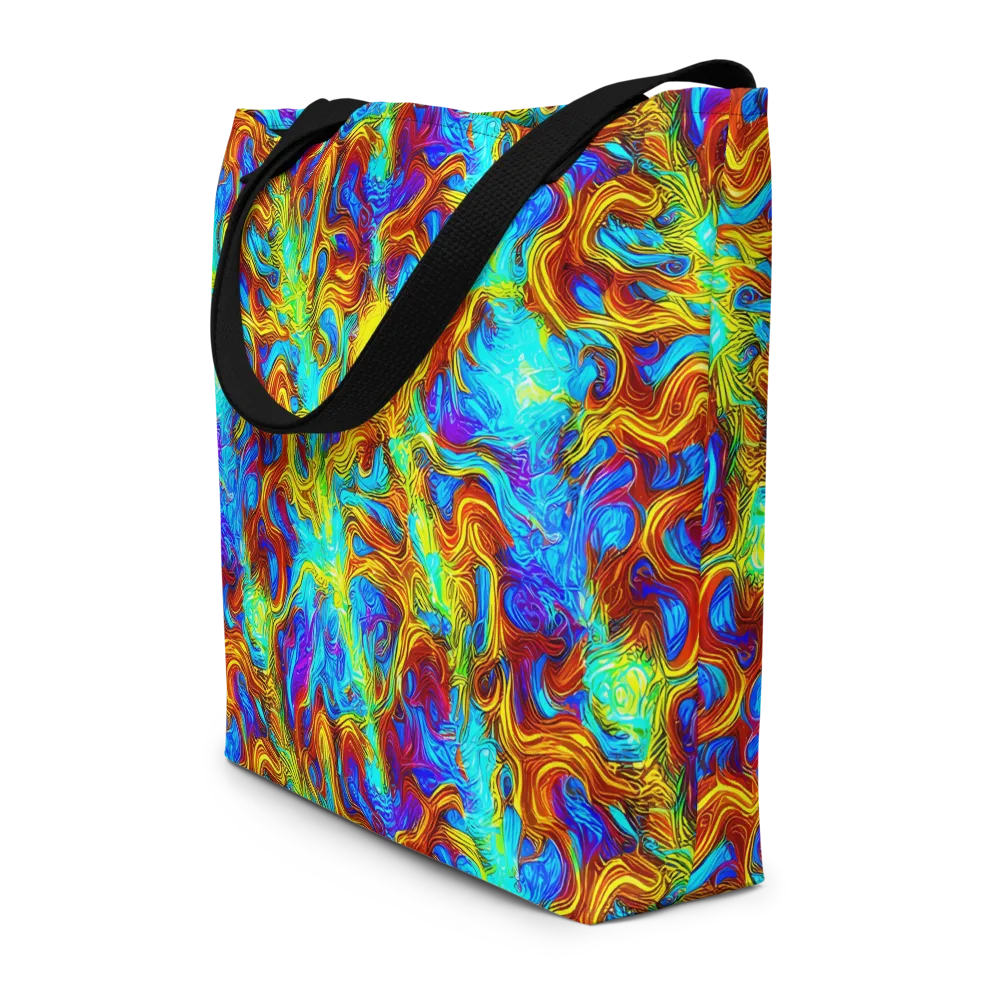 Psychic Rapids on Large Tote Bag W/ Pocket — Front