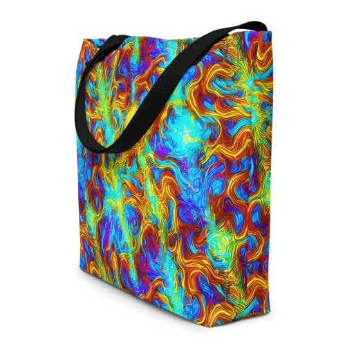Psychic Rapids on a Large Tote Bag W/ Pocket