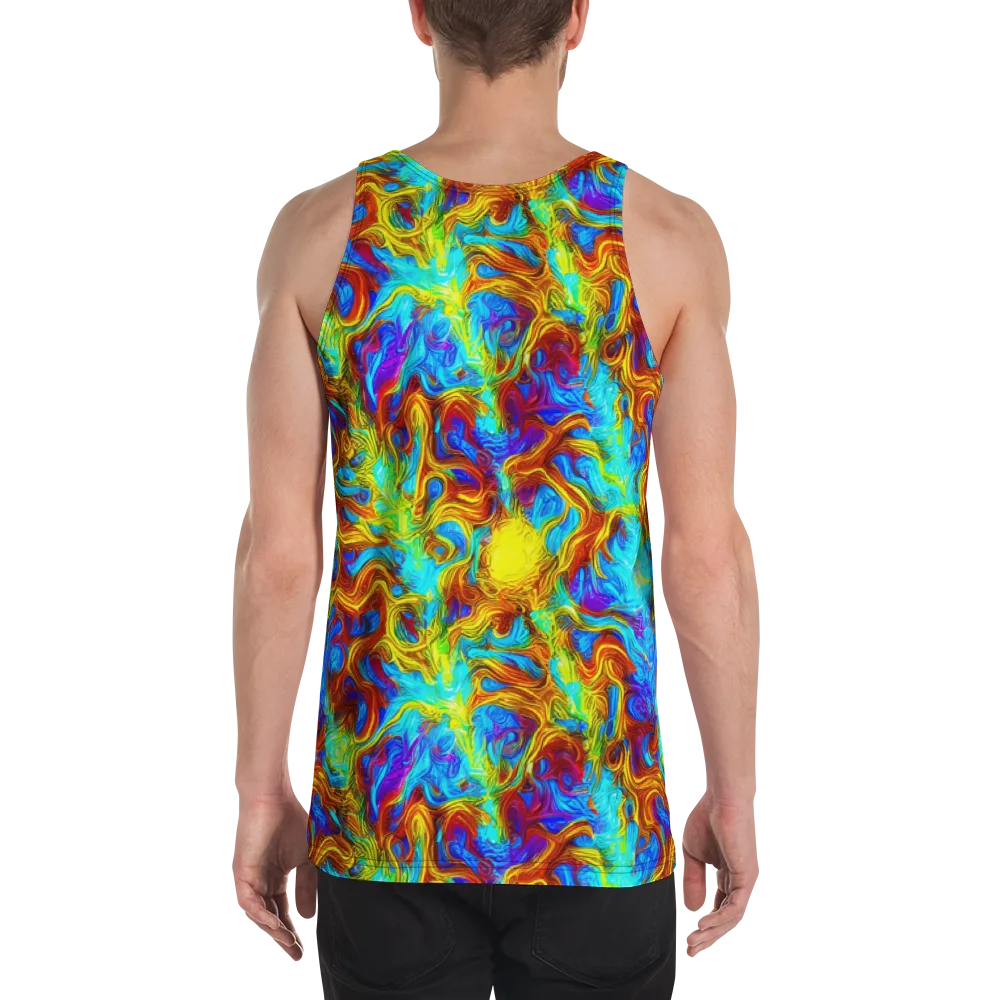 Psychic Rapids on Men's Tank Top — Back