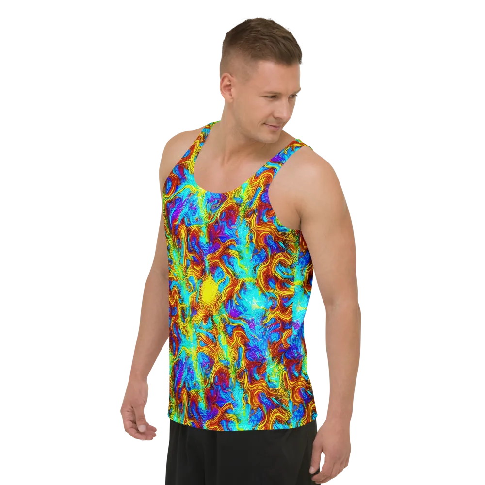 Psychic Rapids on Men's Tank Top — Left Front