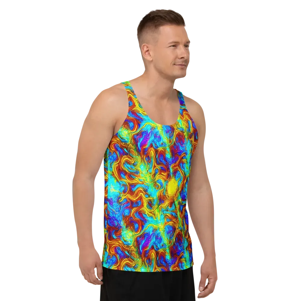 Psychic Rapids on Men's Tank Top — Right Front