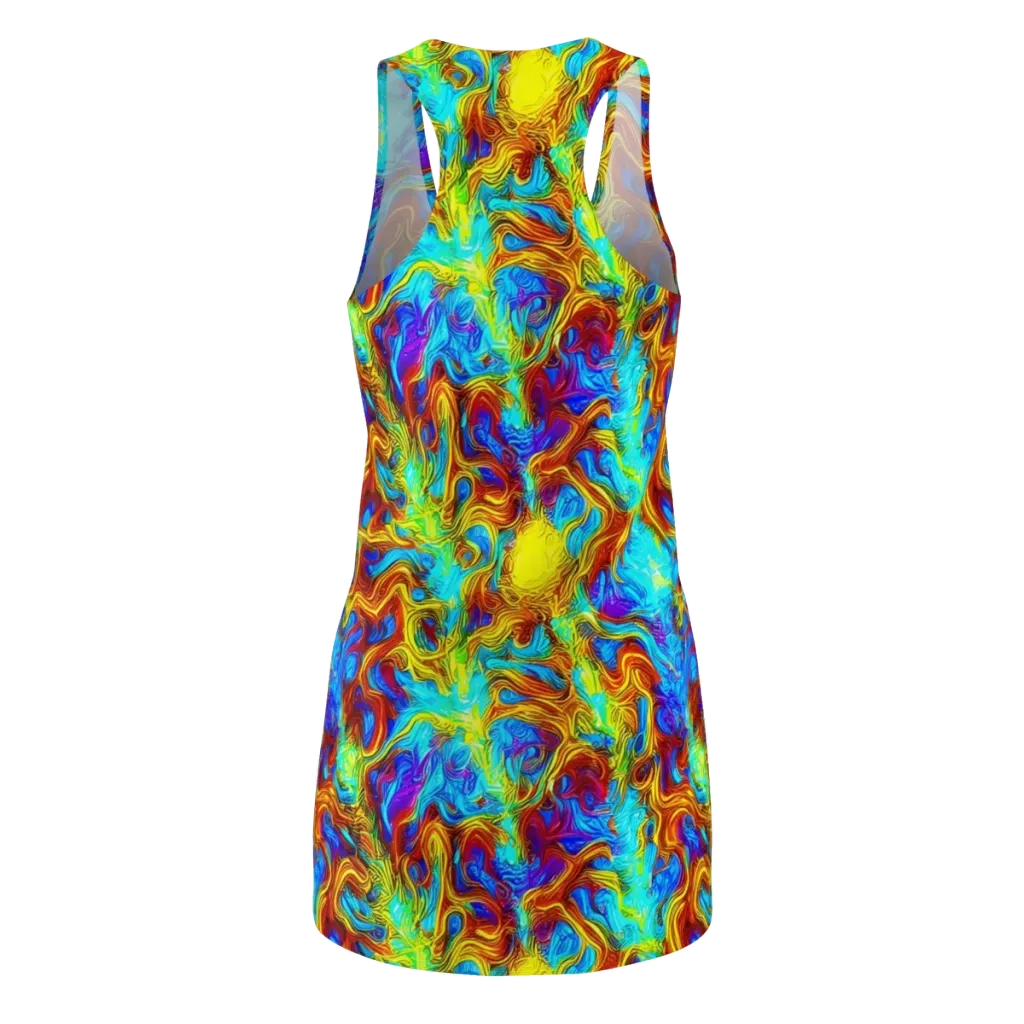 Psychic Rapids on Racerback Dress — Back