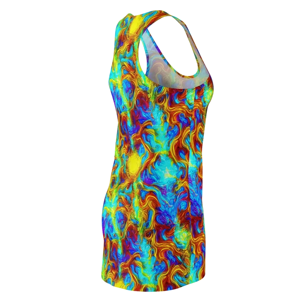 Psychic Rapids on Racerback Dress — Back Side