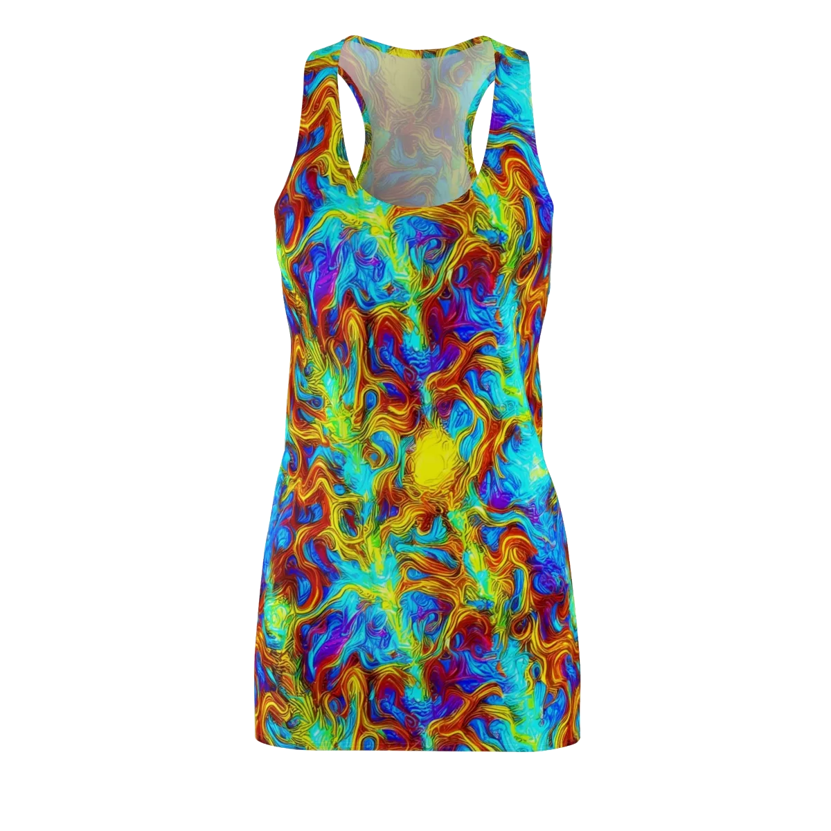 Psychic Rapids on Racerback Dress — Front