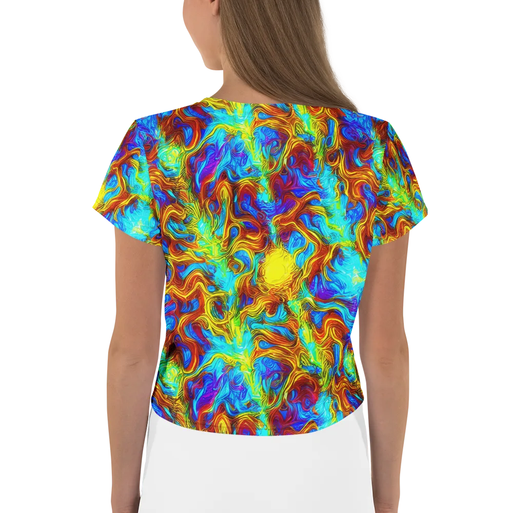 Psychic Rapids on Crop Tee — Back