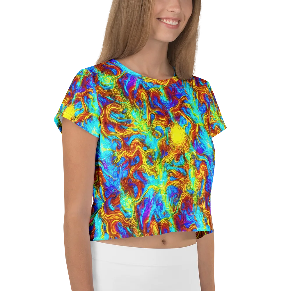 Psychic Rapids on Crop Tee — Right