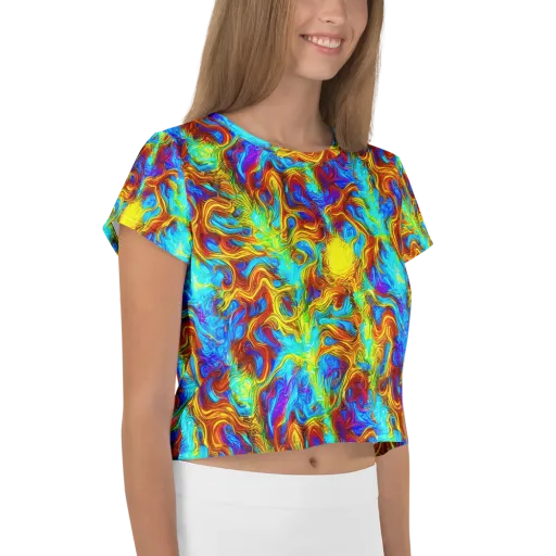 Psychic Rapids on a Crop Tee