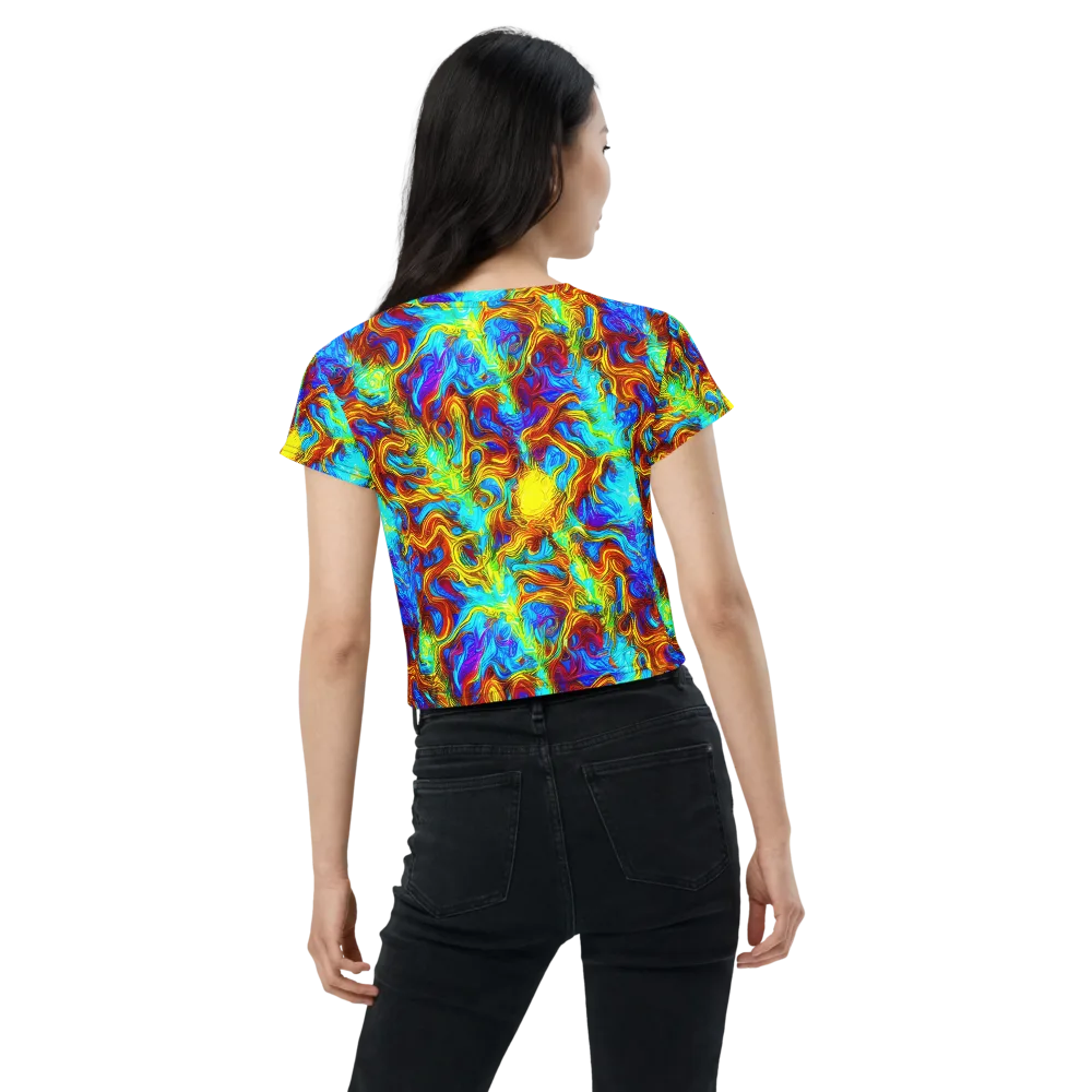 Psychic Rapids on Crop Tee — Back