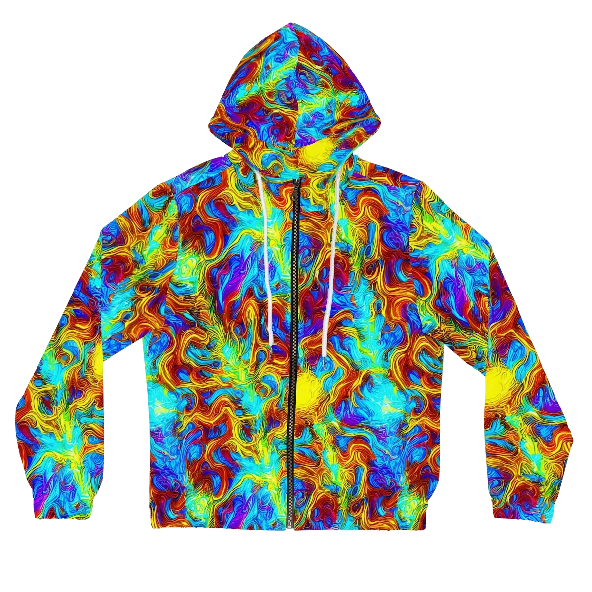 Psychic Rapids on Women's Full-Zip Hoodie — Front