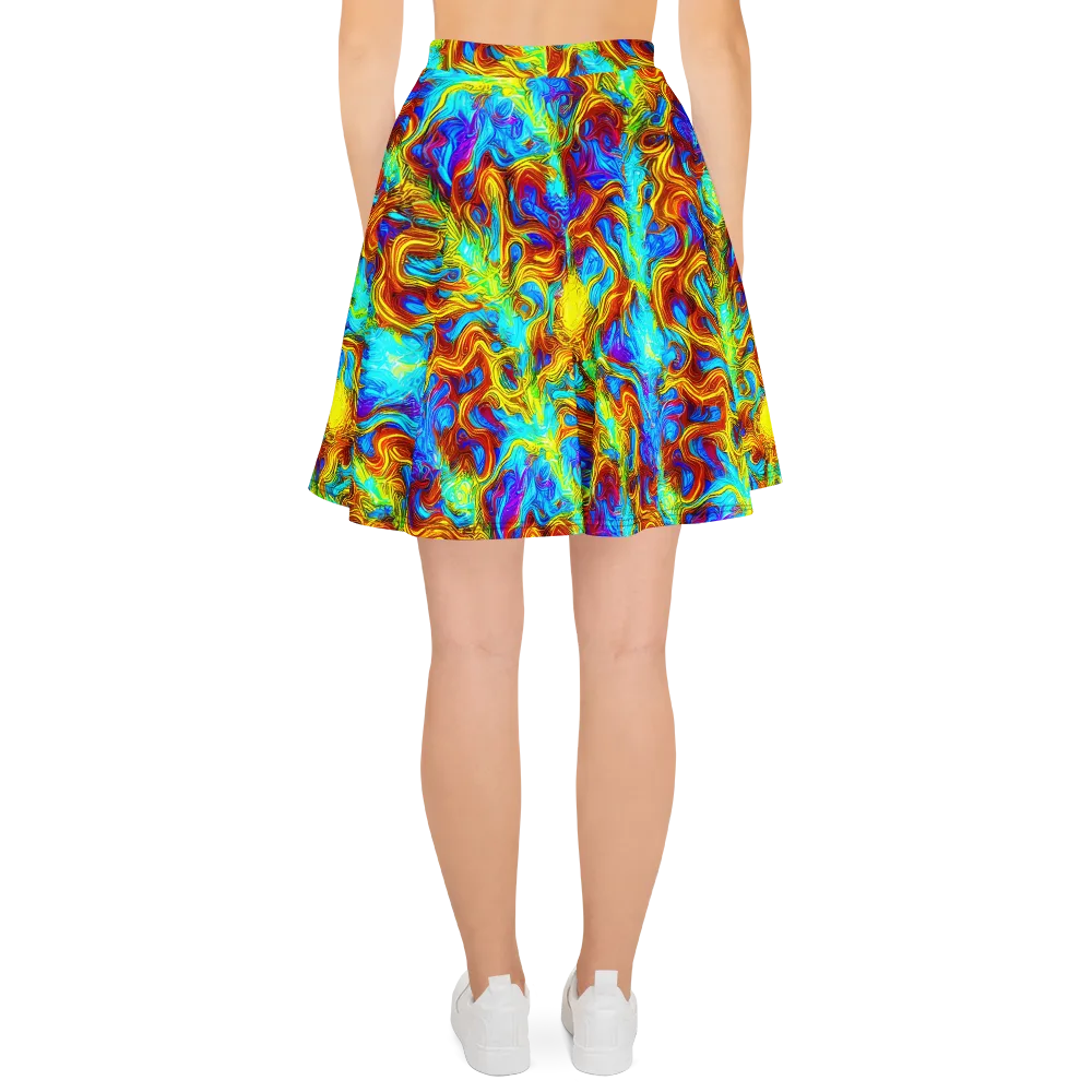 Psychic Rapids on Skater Skirt — Back