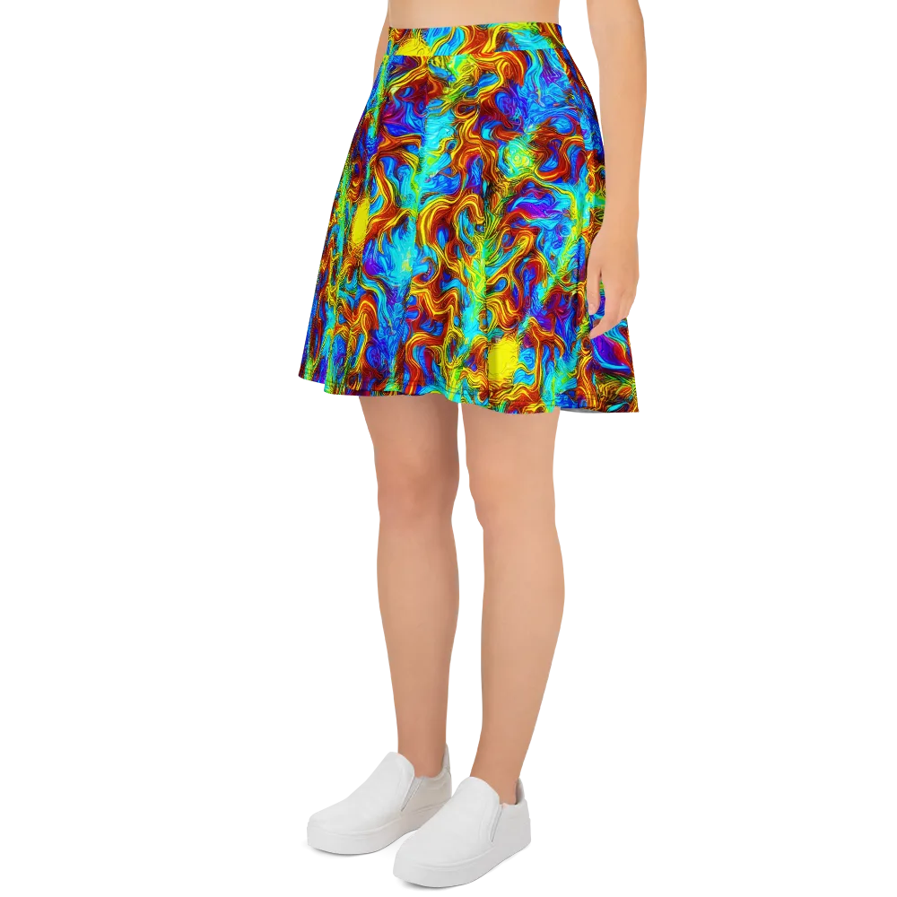 Psychic Rapids on Skater Skirt — Left