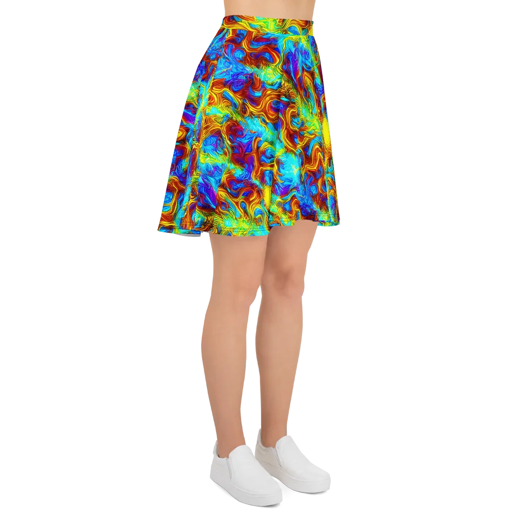 Psychic Rapids on Skater Skirt — Right