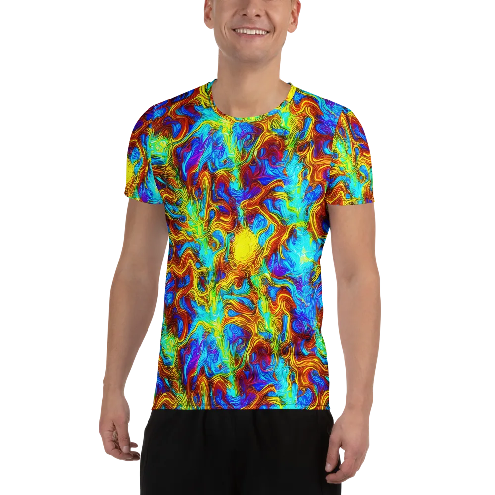 Psychic Rapids on Men's Athletic T-Shirt — Front