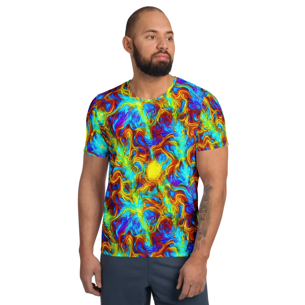 Psychic Rapids on Men's Athletic T-Shirt — Front