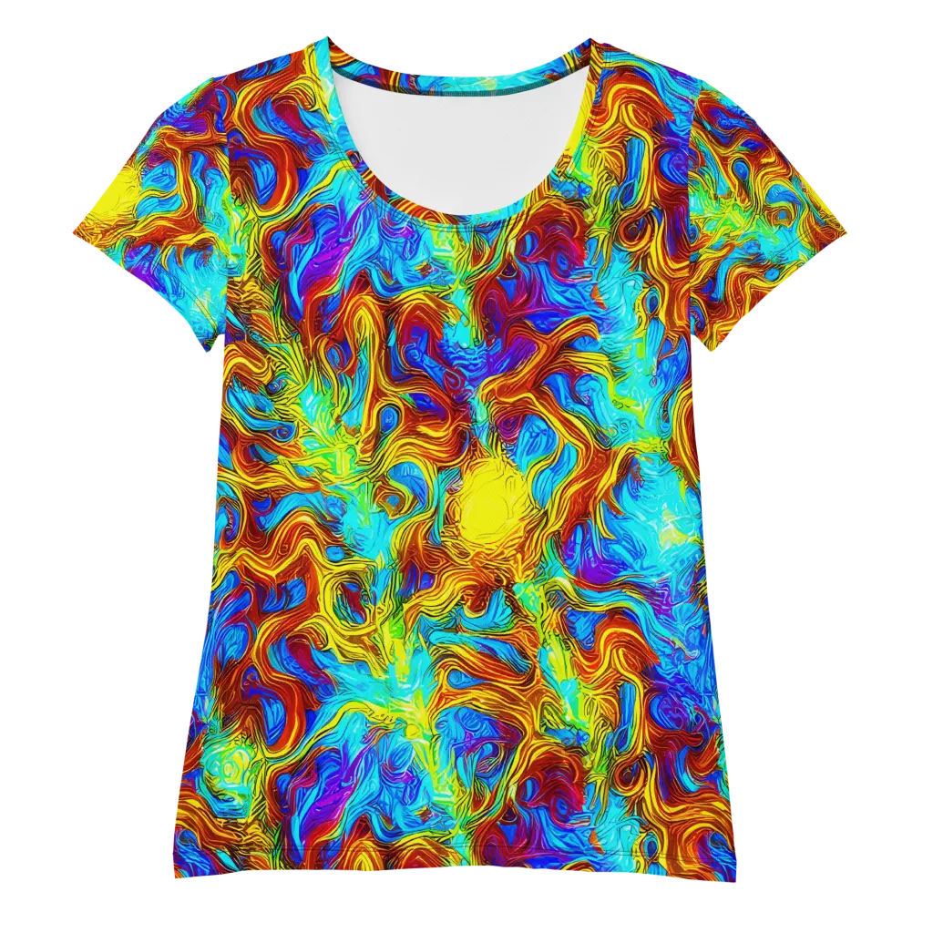 Psychic Rapids on Women's Athletic T-Shirt — Front
