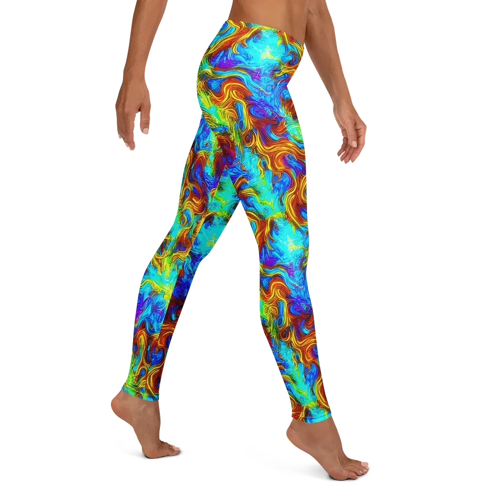 Psychic Rapids on Leggings — Right