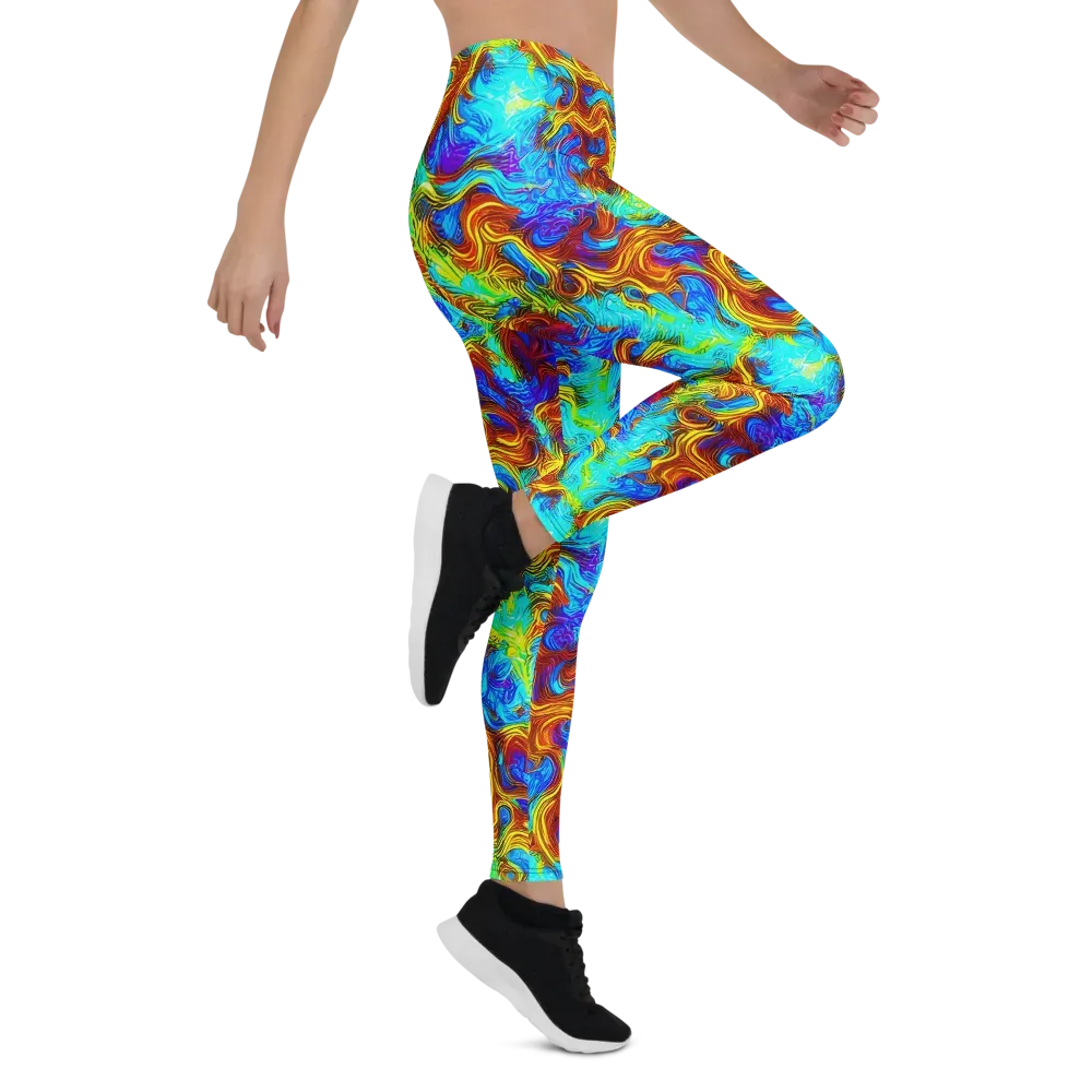 Psychic Rapids on Leggings — Right