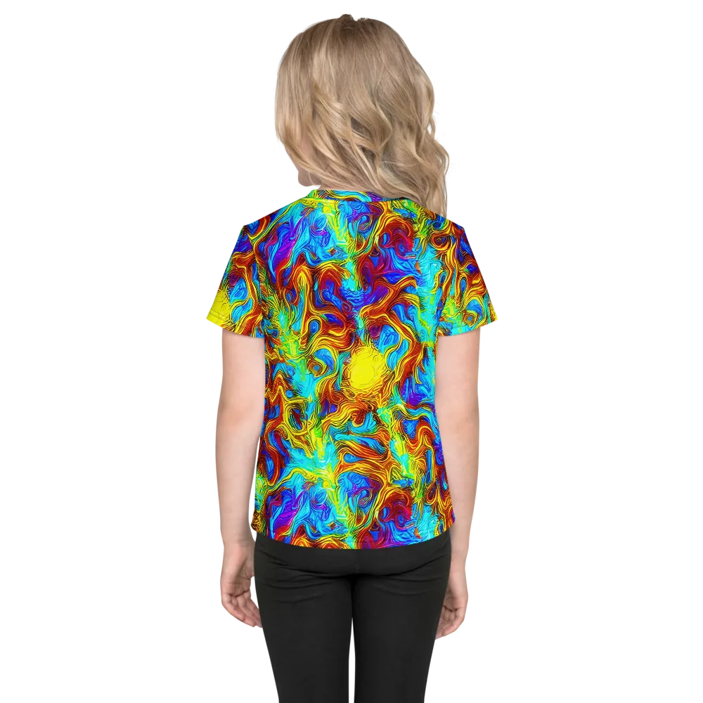 Psychic Rapids on Kids Crew Neck T-Shirt — Back
