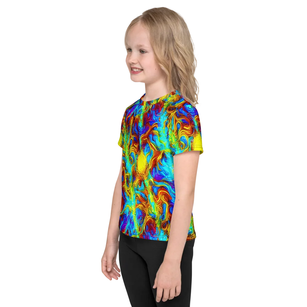 Psychic Rapids on Kids Crew Neck T-Shirt — Left