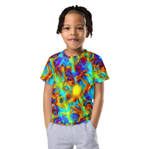 Psychic Rapids on a Kids Crew Neck T-Shirt