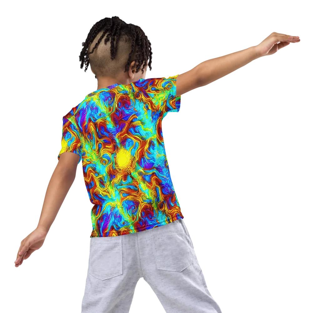 Psychic Rapids on Kids Crew Neck T-Shirt — Back