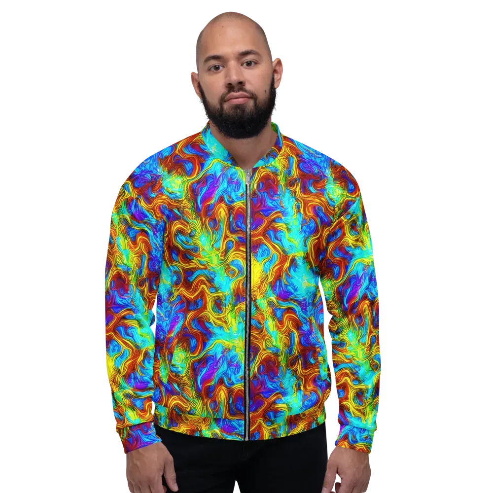 Psychic Rapids on Bomber Jacket — Front