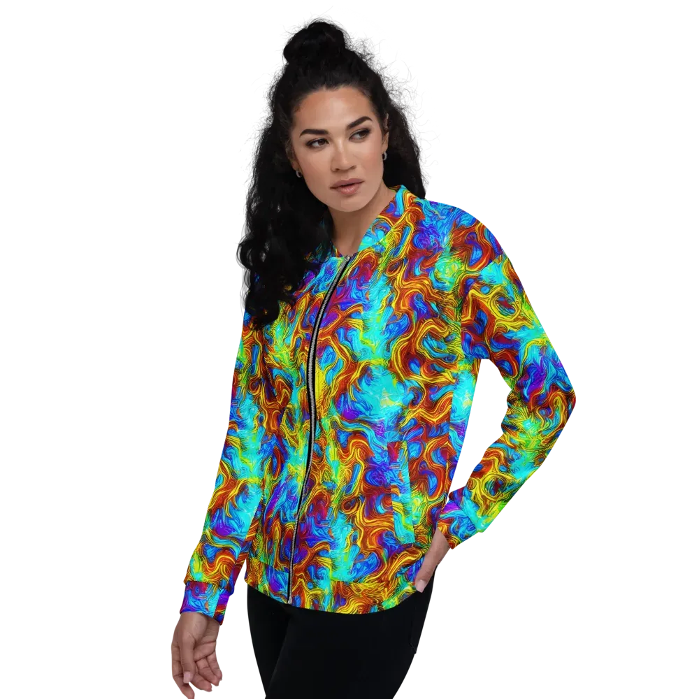 Psychic Rapids on Bomber Jacket — Left