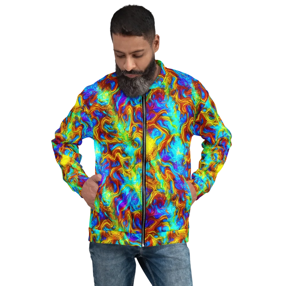 Psychic Rapids on Bomber Jacket — Front