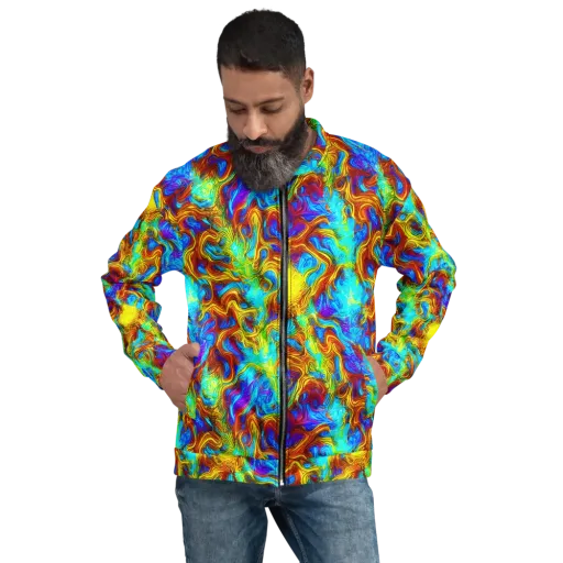 Psychic Rapids on a Bomber Jacket
