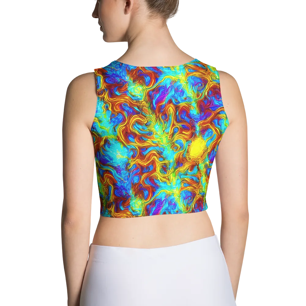 Psychic Rapids on Crop Top — Back