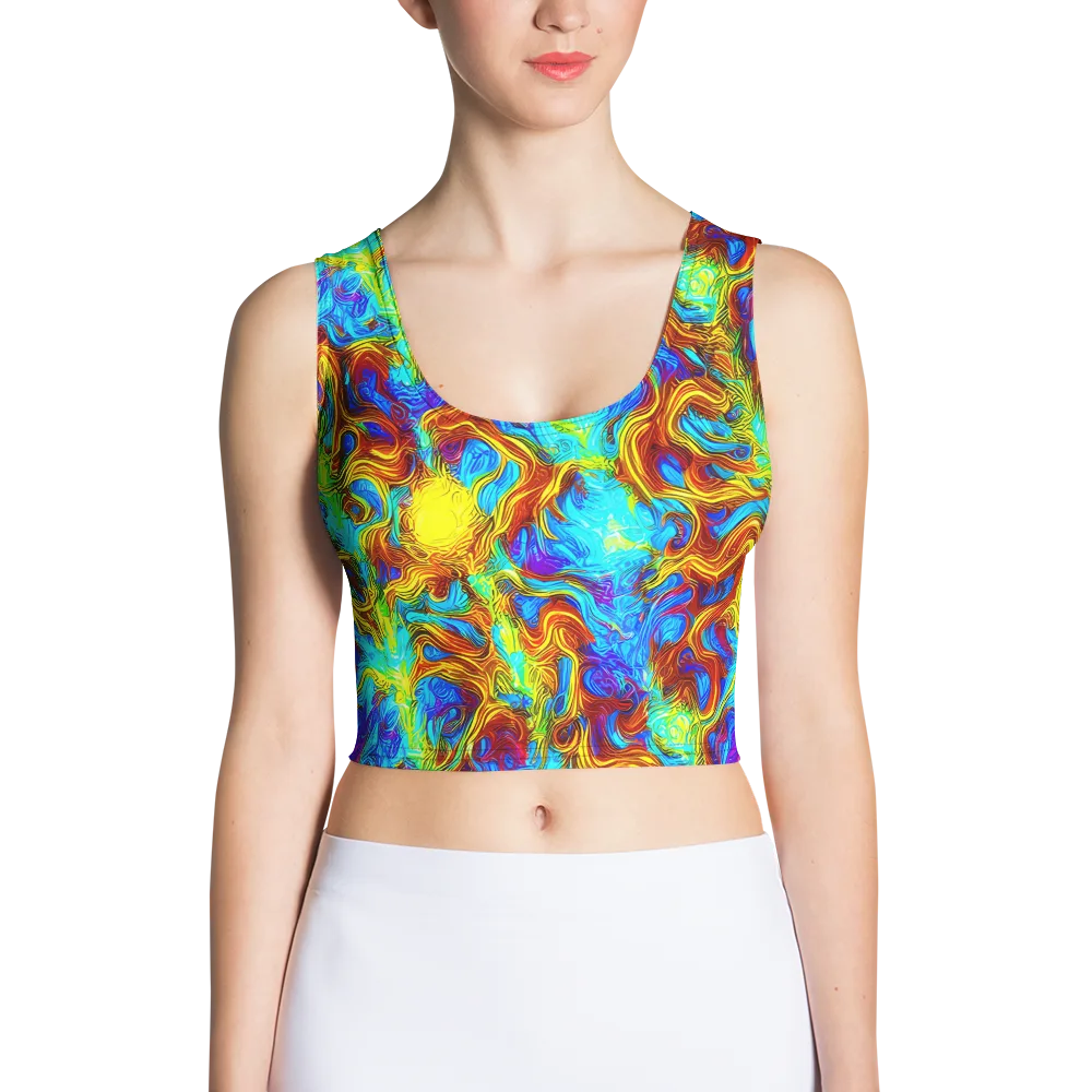 Psychic Rapids on Crop Top — Front