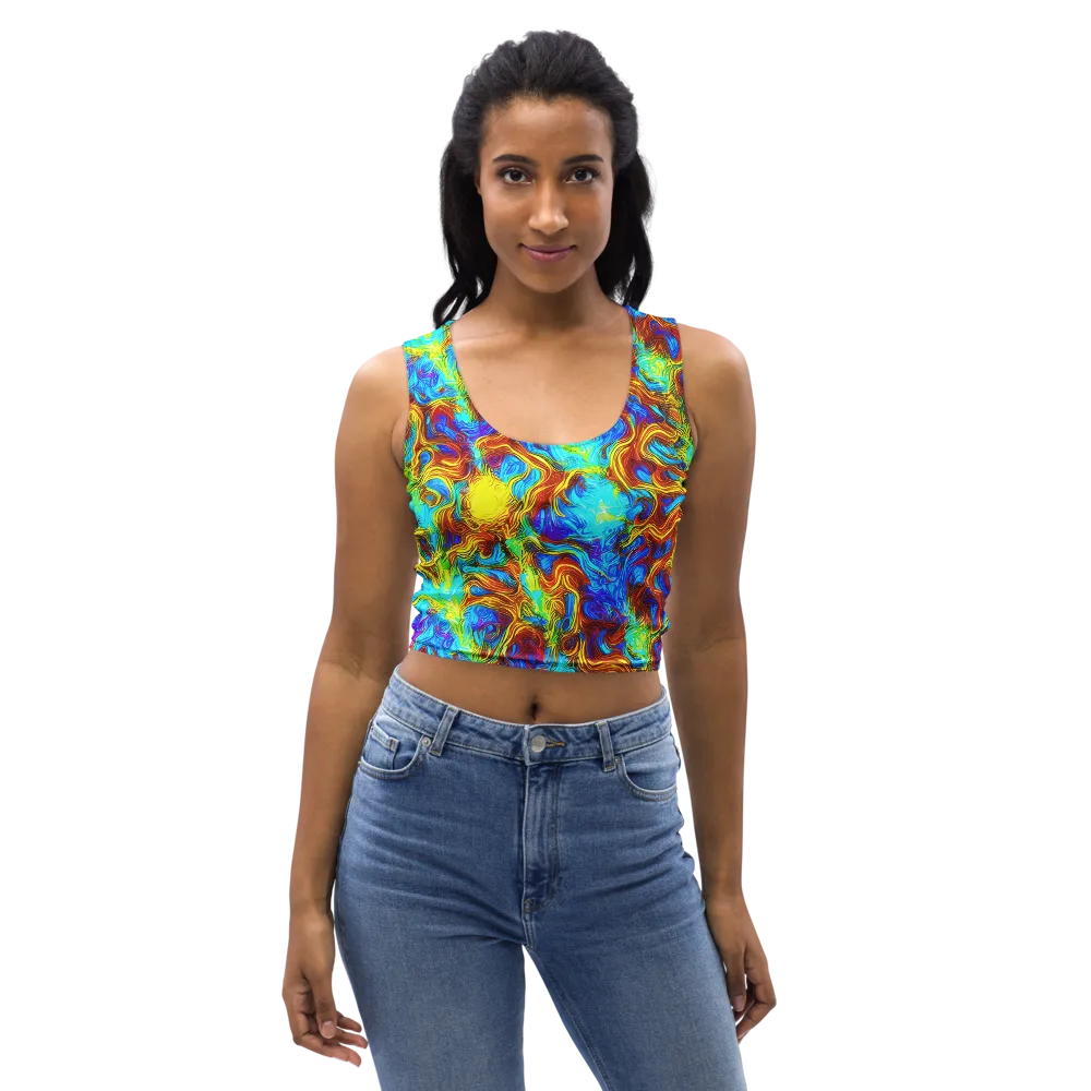 Psychic Rapids on Crop Top — Front